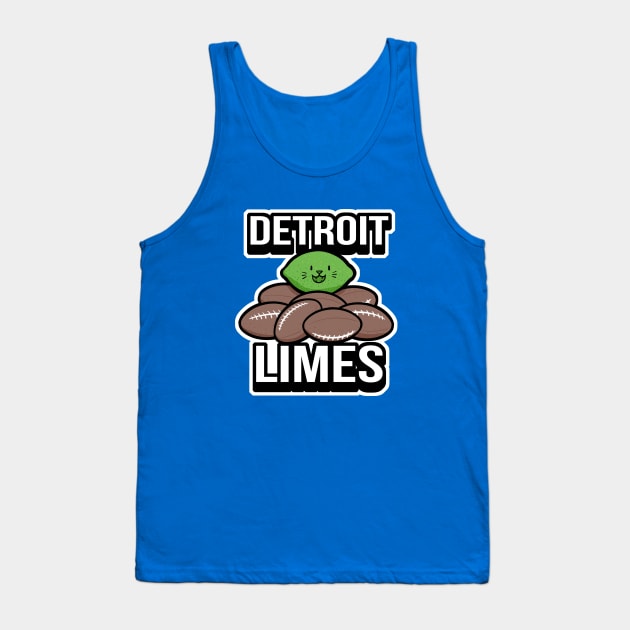 Detroit Limes Tank Top by Pockets